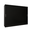 Tokyo Sliding Door Wardrobe 250cm in Black