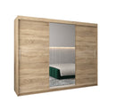 Tokyo I Sliding Door Wardrobe 250cm in Oak Sonoma