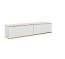 Oro Floating TV Cabinet 135cm in White