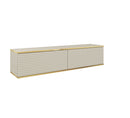 Moro Floating TV Cabinet 135cm in Beige