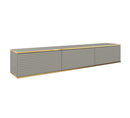 Moro Floating TV Cabinet 175cm in Grey