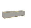 Oro Floating TV Cabinet 135cm in Grey