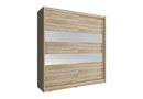 Maja II Sliding Door Wardrobe 200cm in Oak Sonoma