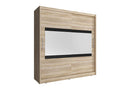 Maja IV Sliding Door Wardrobe 200cm in Oak Sonoma