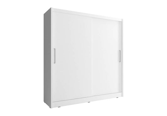 Wiki Sliding Door Wardrobe 180cm in White Matt