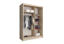 Wiki Sliding Door Wardrobe 130cm in Oak Sonoma