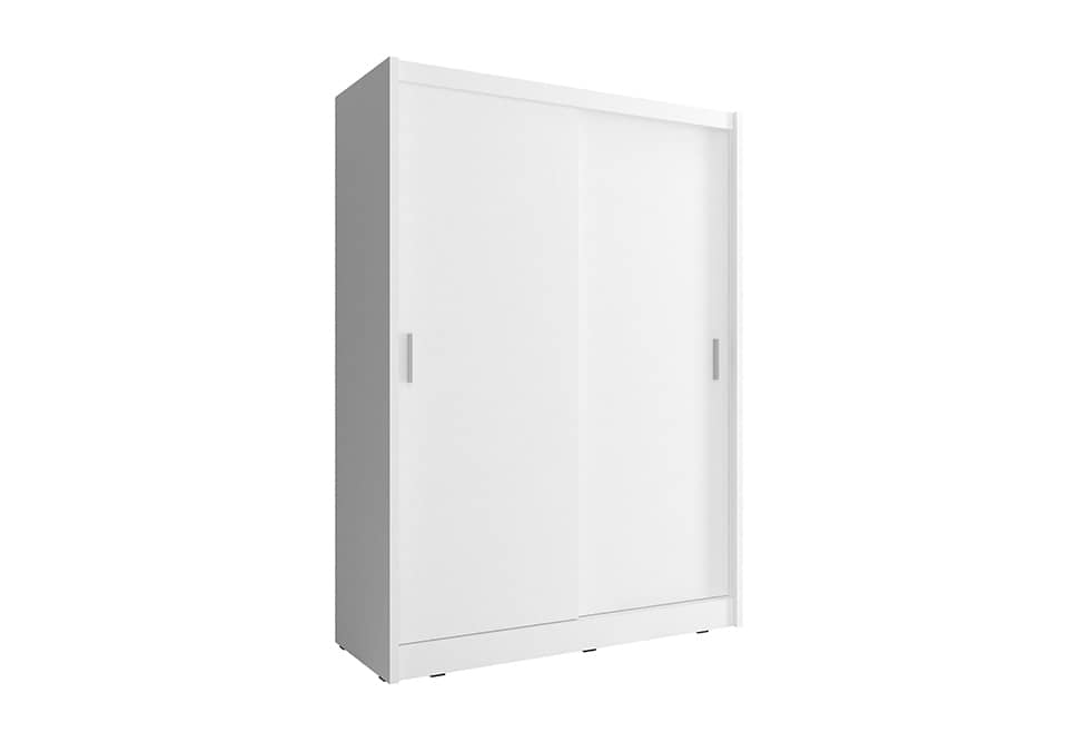 Wiki Sliding Door Wardrobe 150cm in White Matt