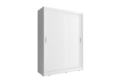 Wiki Sliding Door Wardrobe 150cm in White Matt