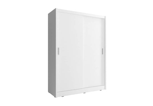 Wiki Sliding Door Wardrobe 150cm in White Matt