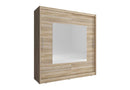 Maja IX Sliding Door Wardrobe 200cm in Oak Sonoma