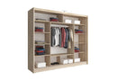 Wiki 250 Alu Wardrobe 250cm in Oak Sonoma