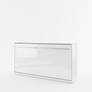 CP-06 Horizontal Wall Bed Concept in White Gloss [EU Single]