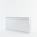 CP-06 Horizontal Wall Bed Concept in White Matt [EU Single]