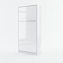 CP-03 Vertical Wall Bed Concept in White Gloss [EU Single]