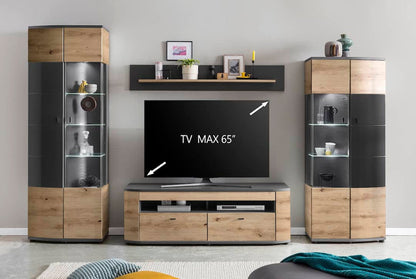 Dera 02 TV Cabinet 150cm in Oak Artisan