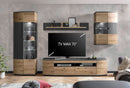 Dera 04 TV Cabinet 200cm in Oak Artisan