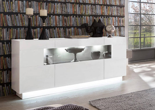 Sensis 84 Display Sideboard Cabinet in White Gloss