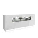 Sensis 84 Display Sideboard Cabinet in White Goss