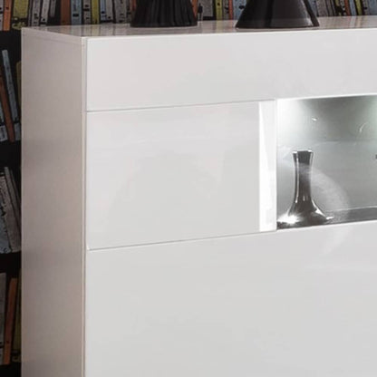 Sensis 84 Display Sideboard Cabinet in White Gloss