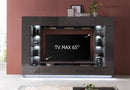 Denira VA03 Wall Entertainment Unit in Graphite Grey