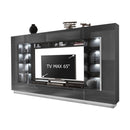 Denira VA03 Wall Entertainment Unit in Graphite Grey