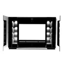 Nata VA Wall Entertainment Unit in Black