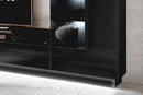 Nata VA Wall Entertainment Unit in Black