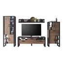 Nordi VA Living Room Set in Okapi Walnut