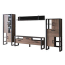 Nordi VA Living Room Set in Okapi Walnut