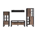 Nordi VB Living Room Set in Okapi Walnut