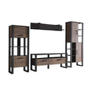 Nordi VB Living Room Set in Okapi Walnut