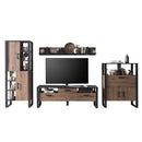 Nordi VC Living Room Set in Okapi Walnut