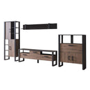 Nordi VC Living Room Set in Okapi Walnut