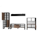 Nordi VC Living Room Set in Okapi Walnut