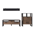 Nordi VD Living Room Set in Okapi Walnut