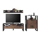 Nordi VD Living Room Set in Okapi Walnut