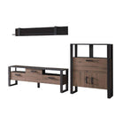 Nordi VD Living Room Set in Okapi Walnut