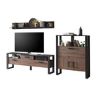 Nordi VD Living Room Set in Okapi Walnut