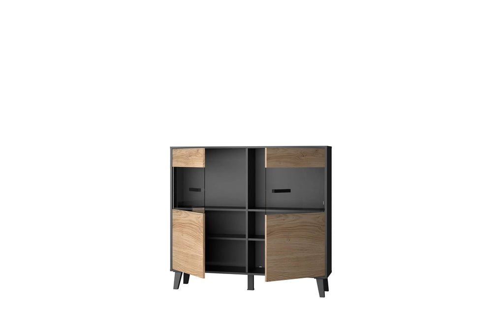 Artona 81 Display Sideboard Cabinet in Oak Artisan