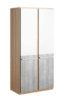 Plano PN-02 Wardrobe 90cm in White Matt