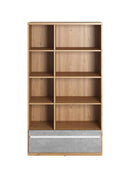 Plano PN-03 Bookcase in Concrete