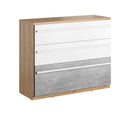 Plano PN-07 Chest of Drawers in White Matt