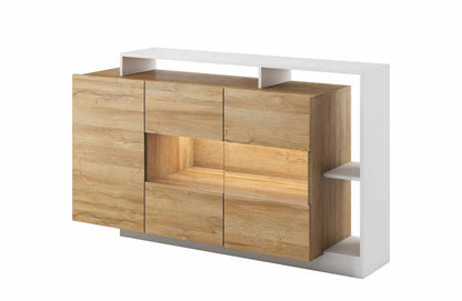 Alva Display Sideboard Cabinet 155cm in Oak Grandson