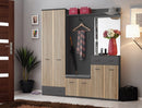 Marco Tall Hallway Cabinet 30cm in Anthracite