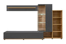 Silk II Entertainment Unit in Anthracite