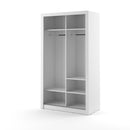 Arti AR-06 Sliding Door Wardrobe 120cm in White Matt