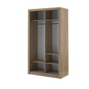 Arti AR-06 Sliding Door Wardrobe 120cm in Oak Shetland