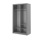 Arti AR-06 Sliding Door Wardrobe 120cm in Grey Matt