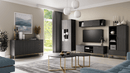 Pula Wall Hung Cabinet 135cm in Black Portland Ash