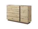 Arco Chest Of Drawers in Oak Artisan